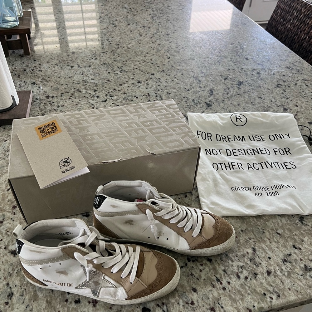 Golden Goose mid star sneakers